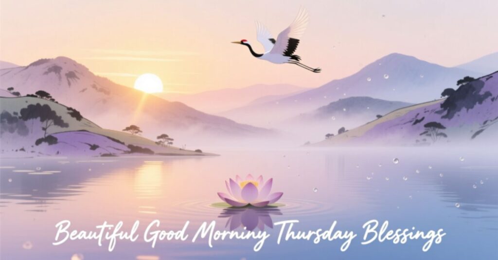 Beautiful Good Morning Thursday Blessings