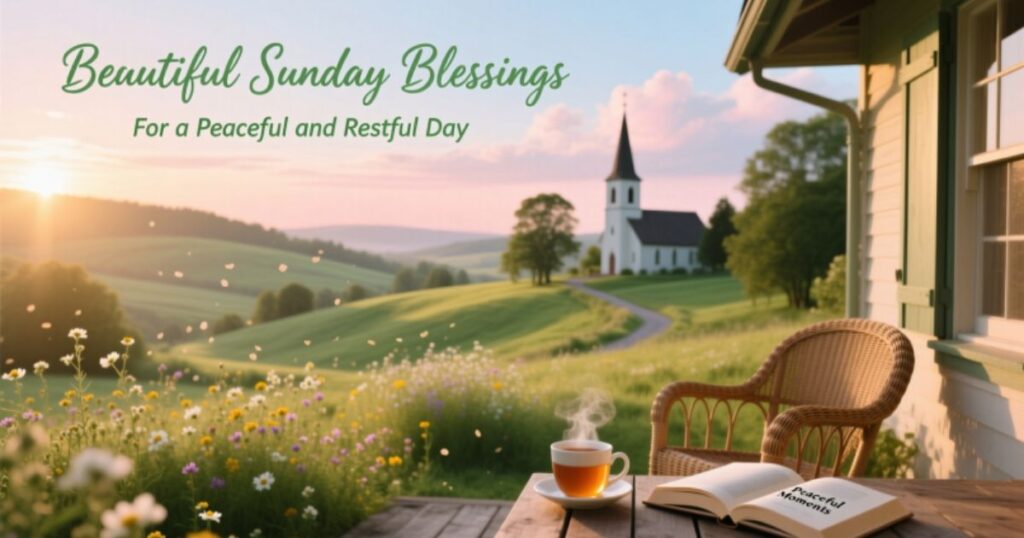 Beautiful Sunday Blessings for a Peaceful and Restful Day