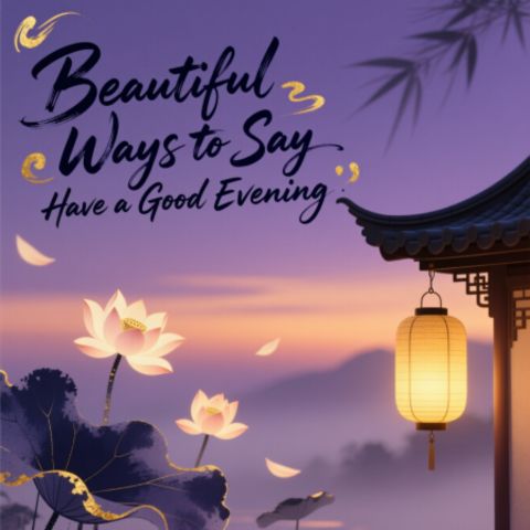Beautiful Ways to Say Have a Good Evening