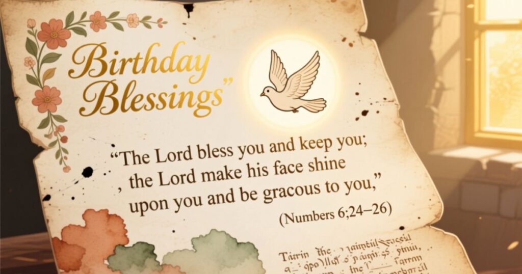 Birthday Blessings For Bible Verses