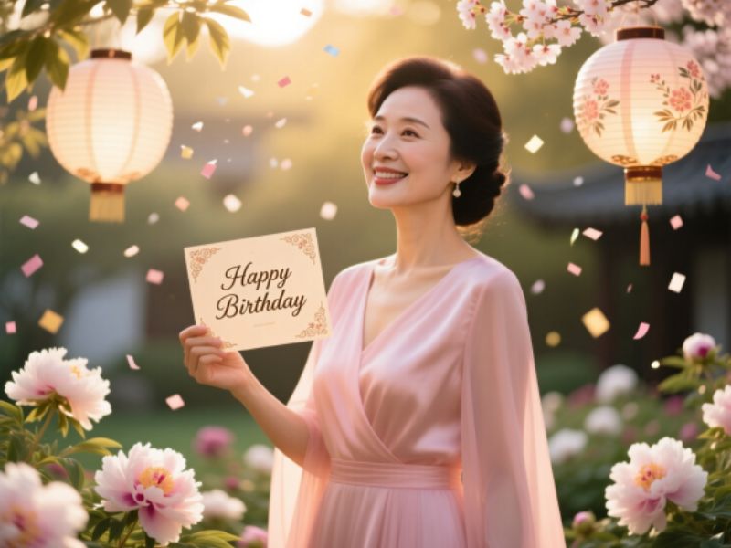 Birthday Blessings images for a woman