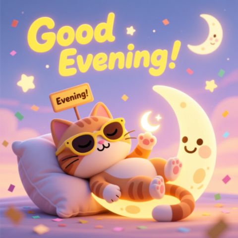 Funny Good Evening Wishes to Make Someone Smile