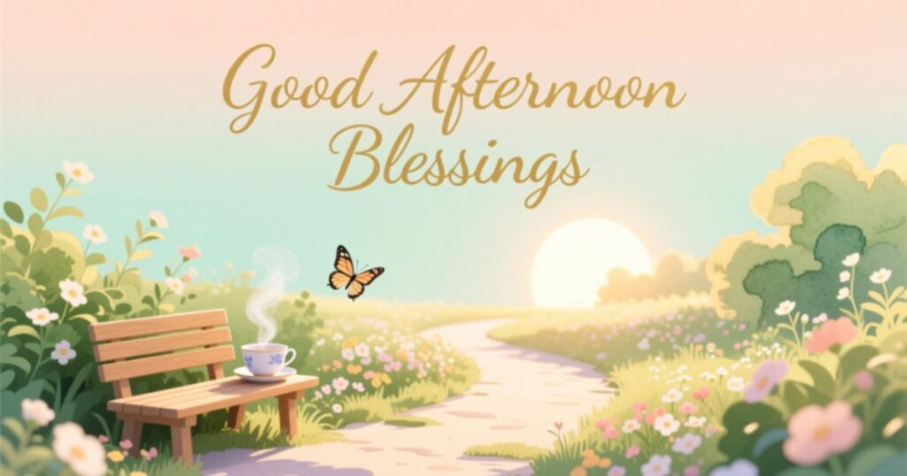 Good Afternoon Blessings (Monday to Sunday)