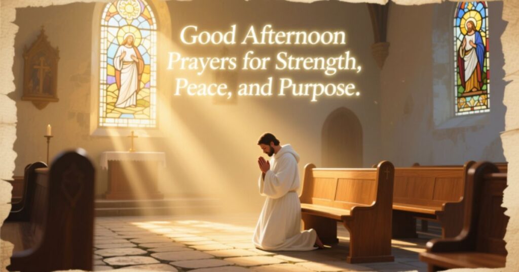 Good Afternoon Prayers for Strength, Peace, and Purpose