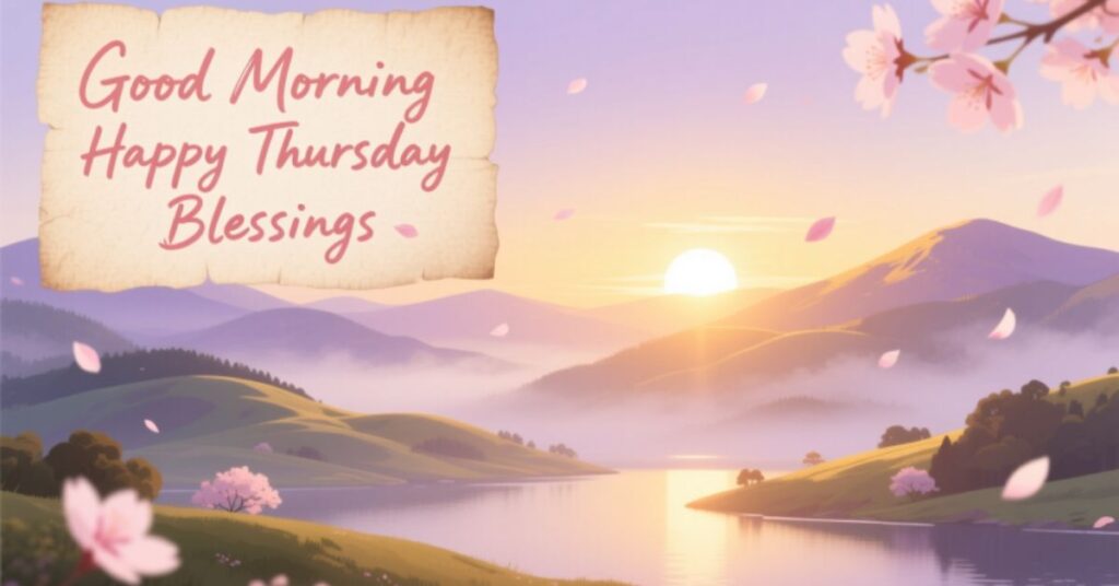 Good Morning Happy Thursday Blessings