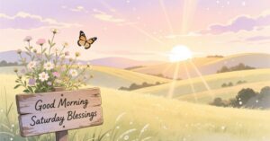 Good Morning Saturday Blessings to Brighten Your Weekend