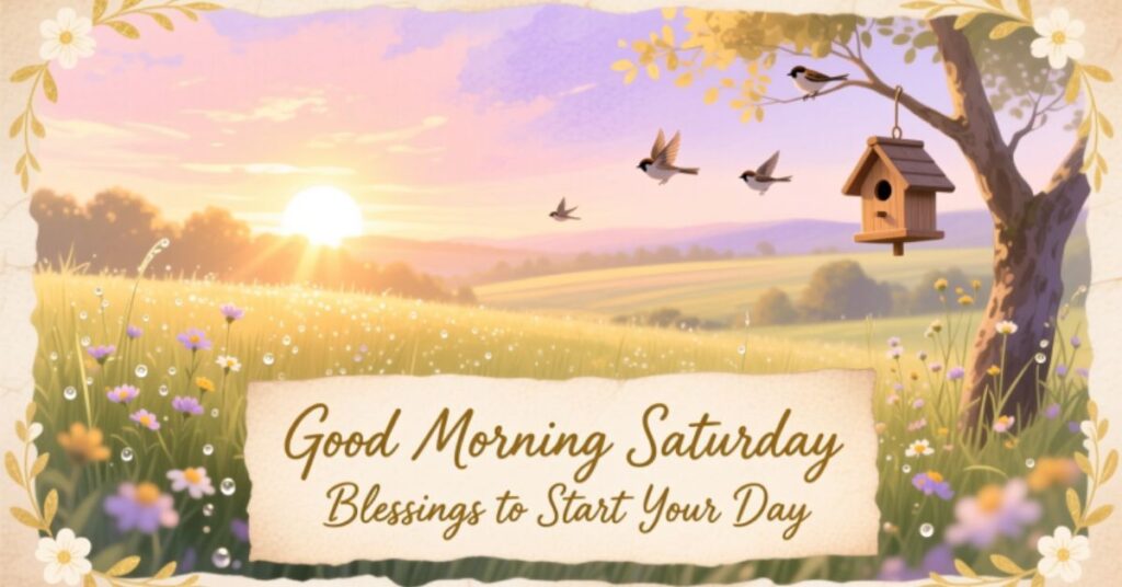 Good Morning Saturday Blessings to Start Your Day