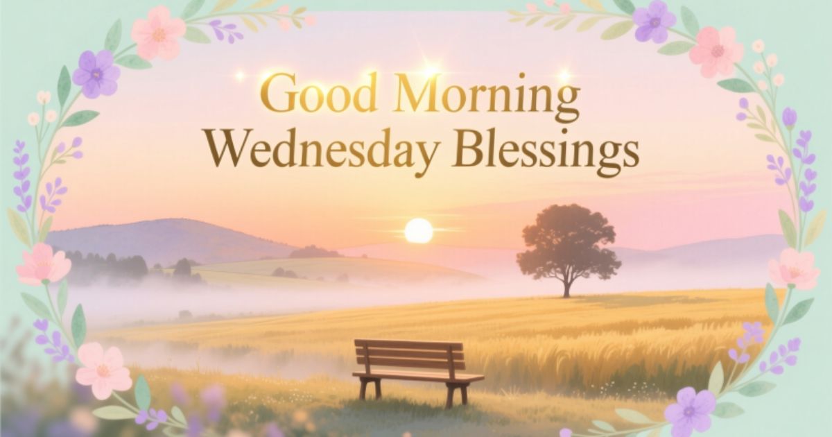 Good Morning Wednesday Blessings