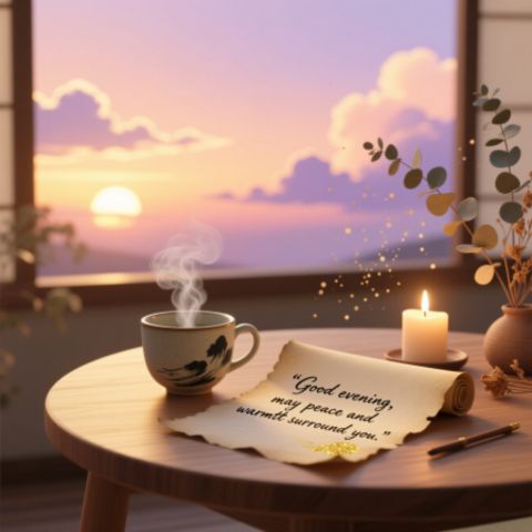 Good evening blessings quotes