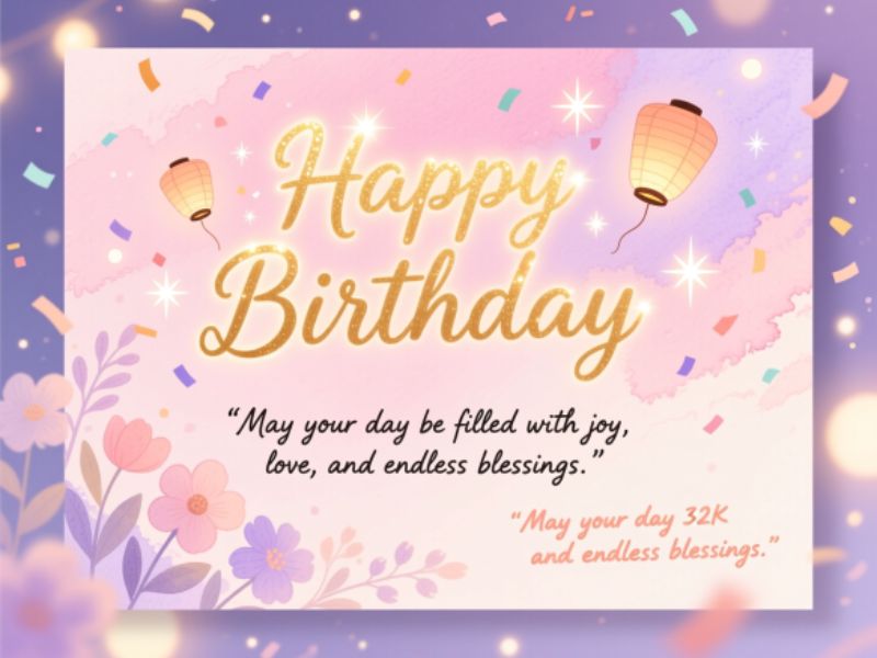 Happy Birthday Blessings Quotes