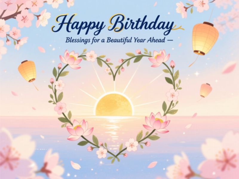 Happy Birthday Blessings for a Beautiful Year Ahead
