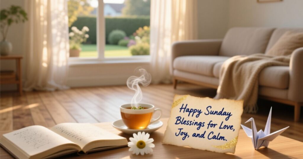 Happy Sunday Blessings for Love, Joy, and Calm