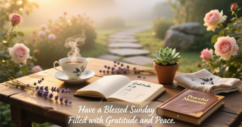 Have a Blessed Sunday Filled with Gratitude and Peace