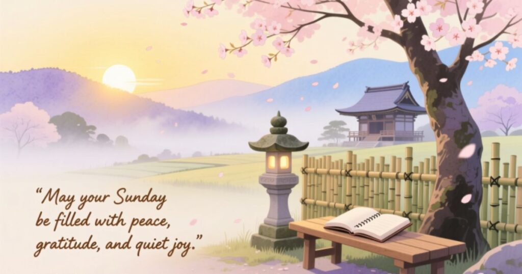 Inspirational Sunday Blessings Quotes for a Peaceful Day