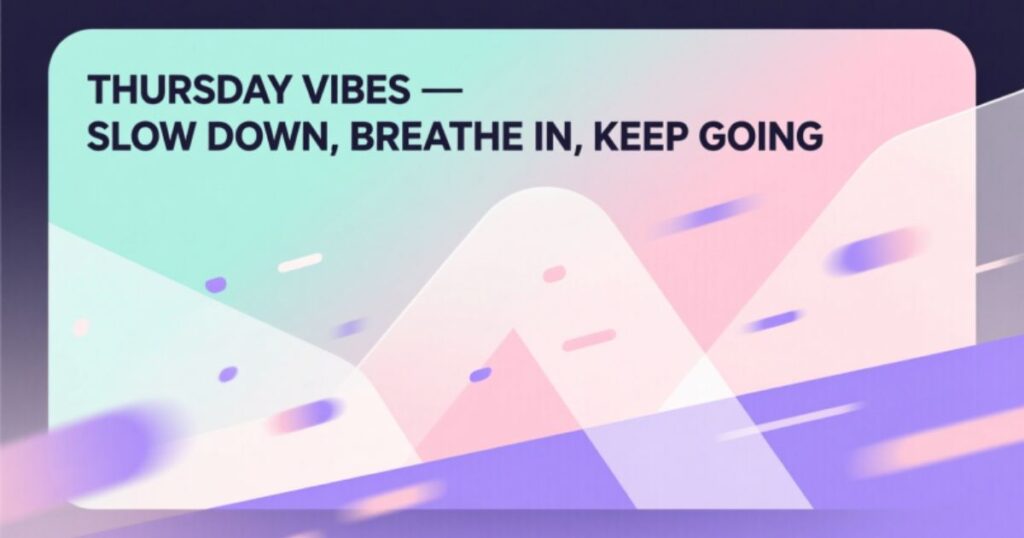 Short Thursday Captions for Social Media