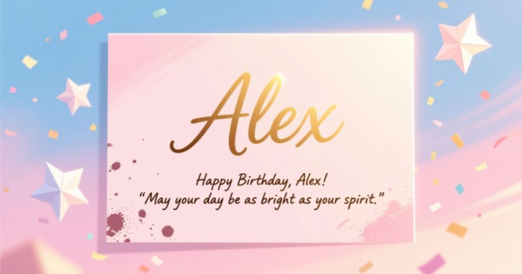 Short birthday wishes for my namesake