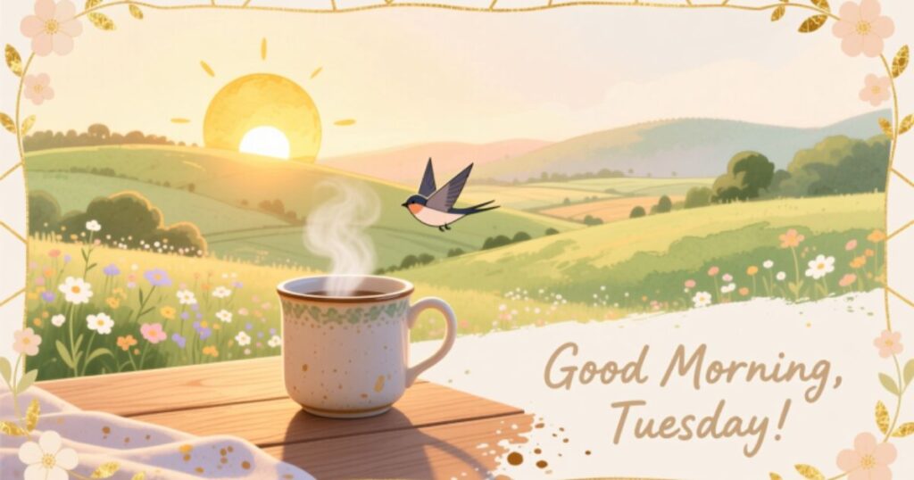 Warm Good Morning Tuesday Wishes to Brighten Your Day