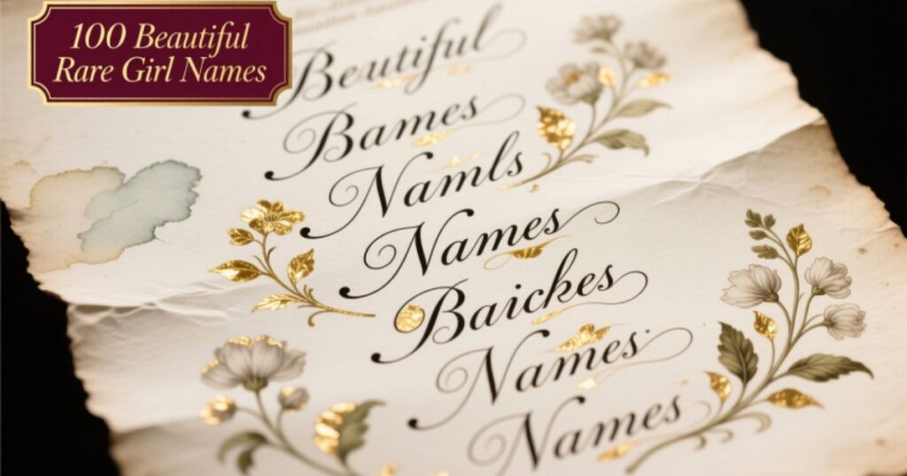 100 Beautiful Rare Girl Names