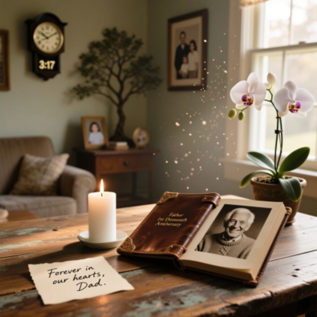 1st Death Anniversary Message for a Father