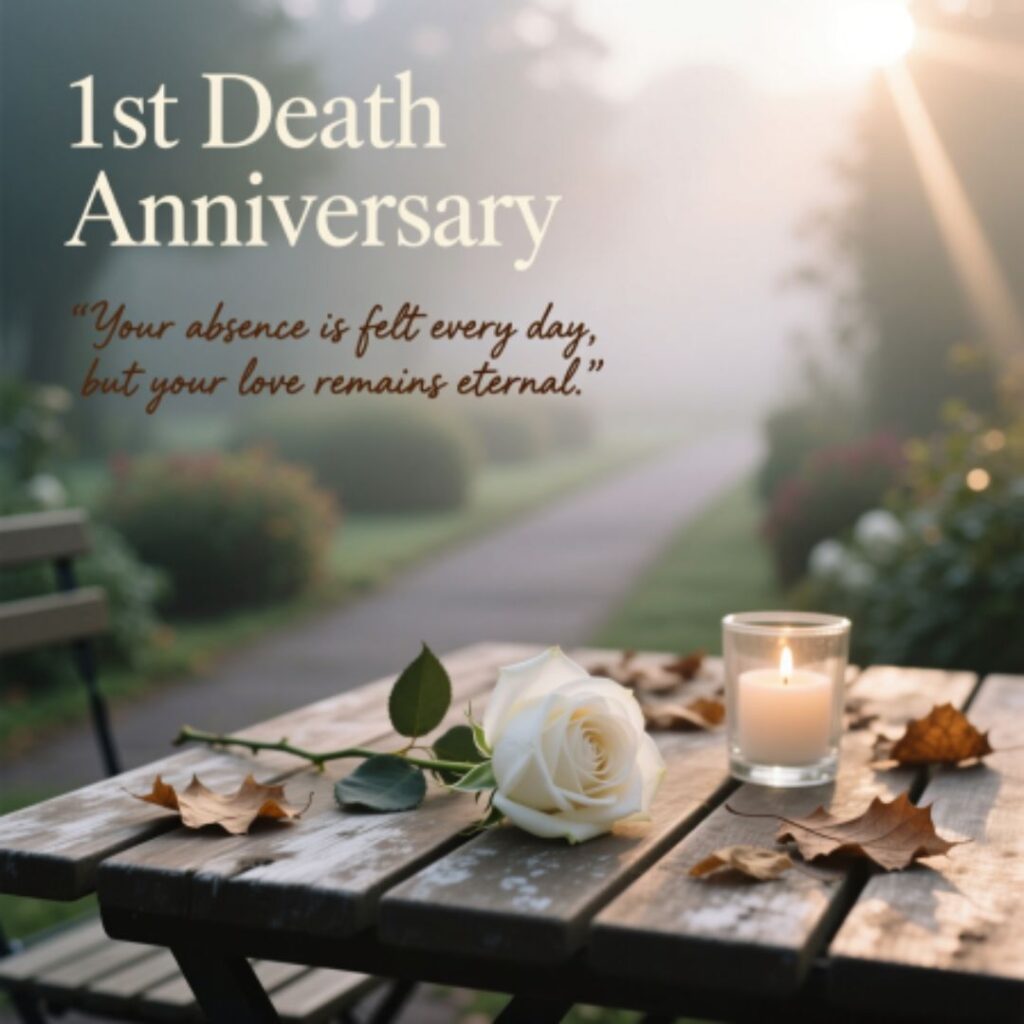 Short 1st Year Death Anniversary Wishes