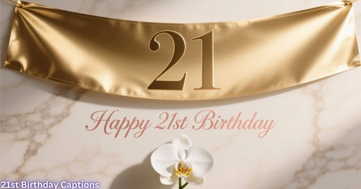 21st Birthday Captions