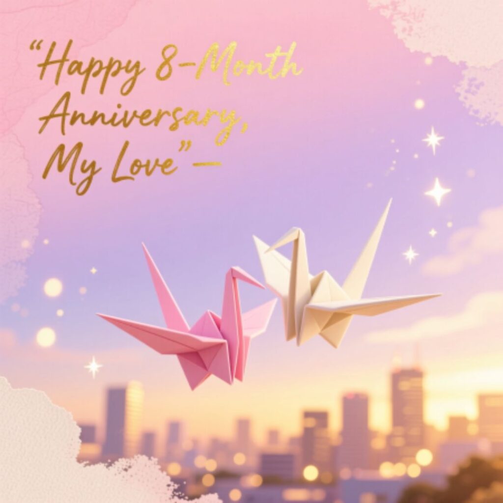 8 month anniversary text For girlfriend
