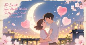 80 Sweet New Month Wishes To My Love / Crush (Him or Her)