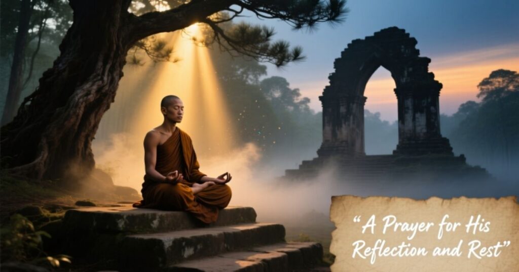 A Prayer for His Reflection and Rest