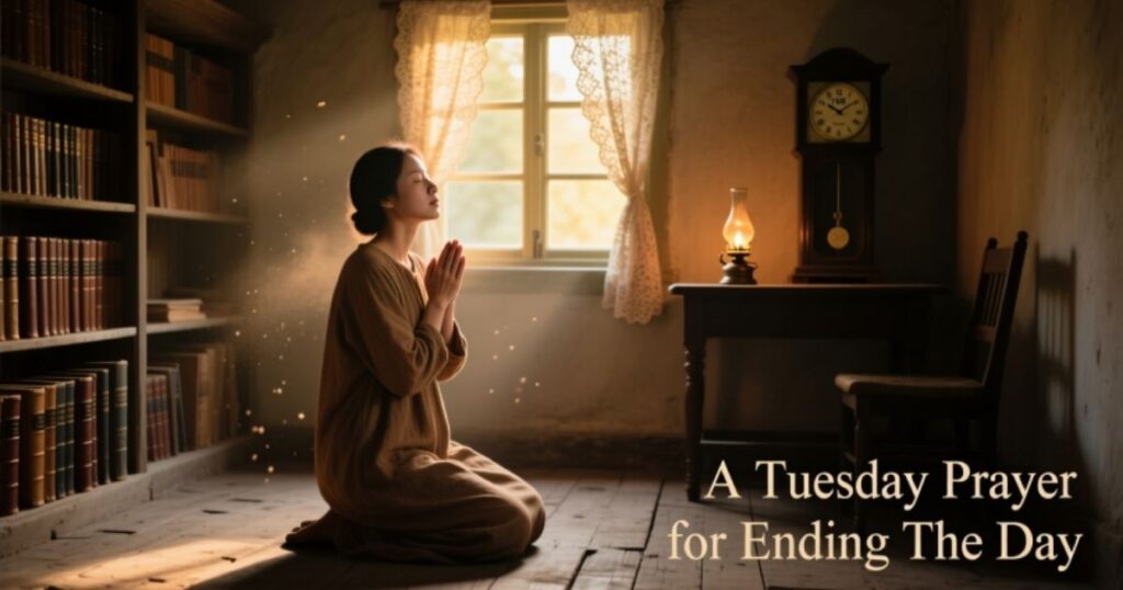 A Tuesday Prayer for Ending the Day
