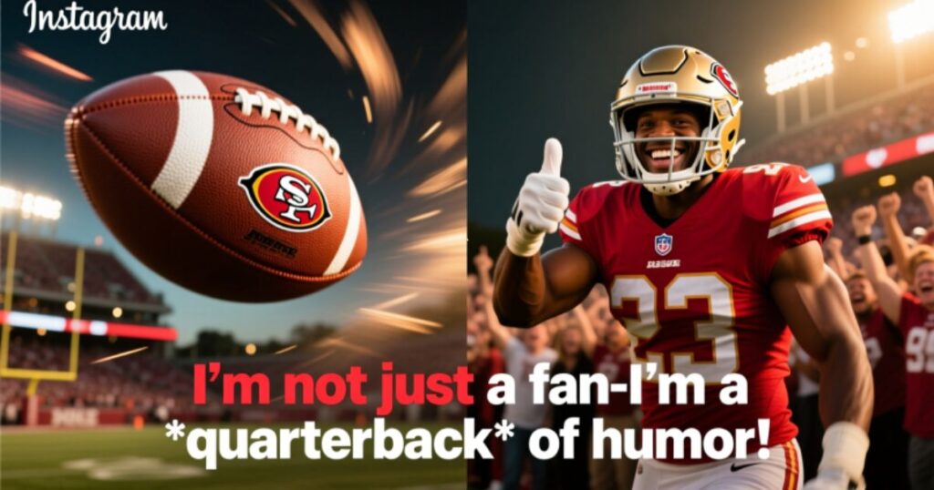 American Football Instagram Captions Puns