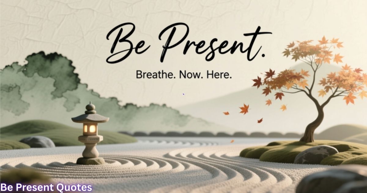 Be Present Quotes