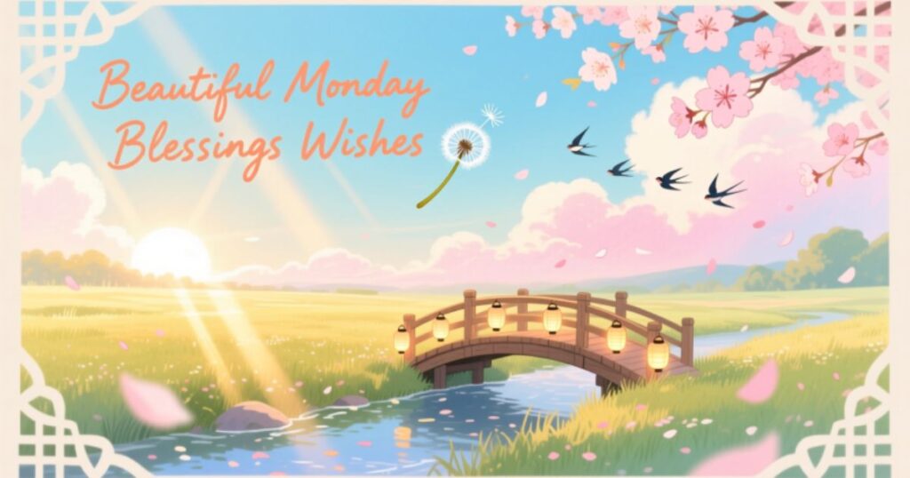 Beautiful Monday Blessings Wishes