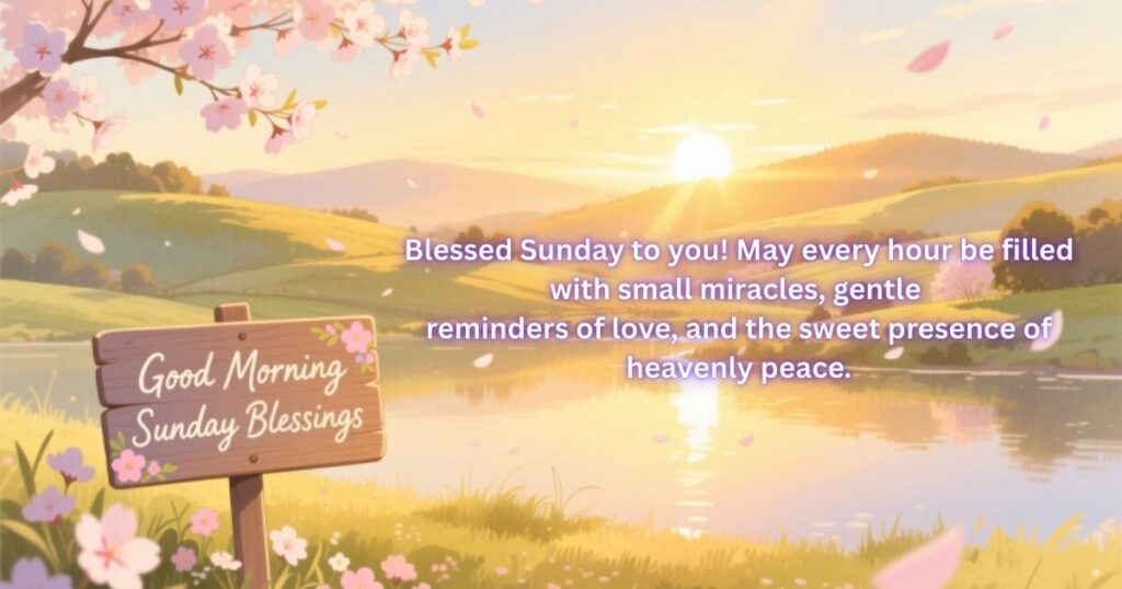 Beautiful Sweet Good Morning Sunday Blessings