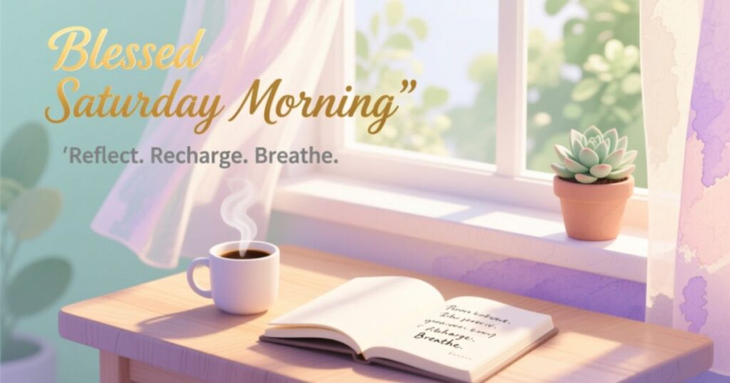 Blessed Saturday Morning Quotes and Thoughts to Reflect and Recharge