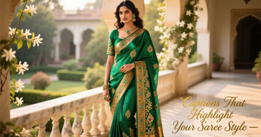 Captions That Highlight Your Saree Style