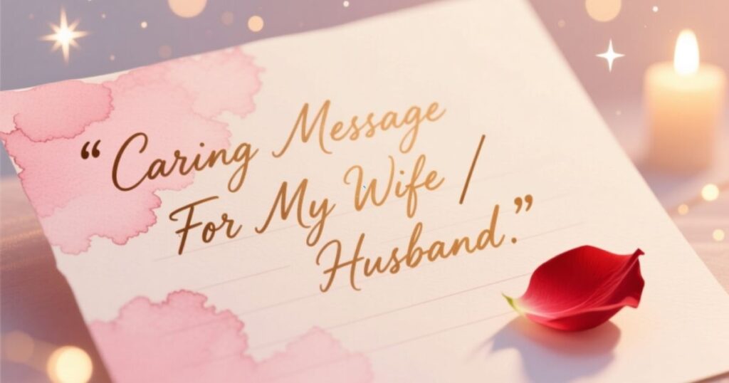 Caring Message For My Wife / Husband