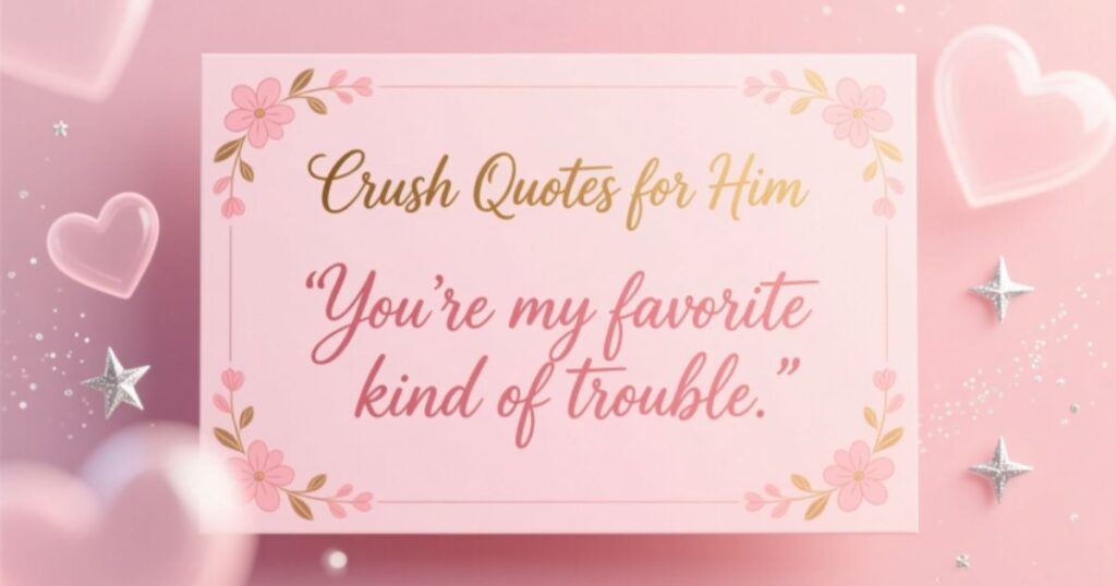Crush Quotes for Him