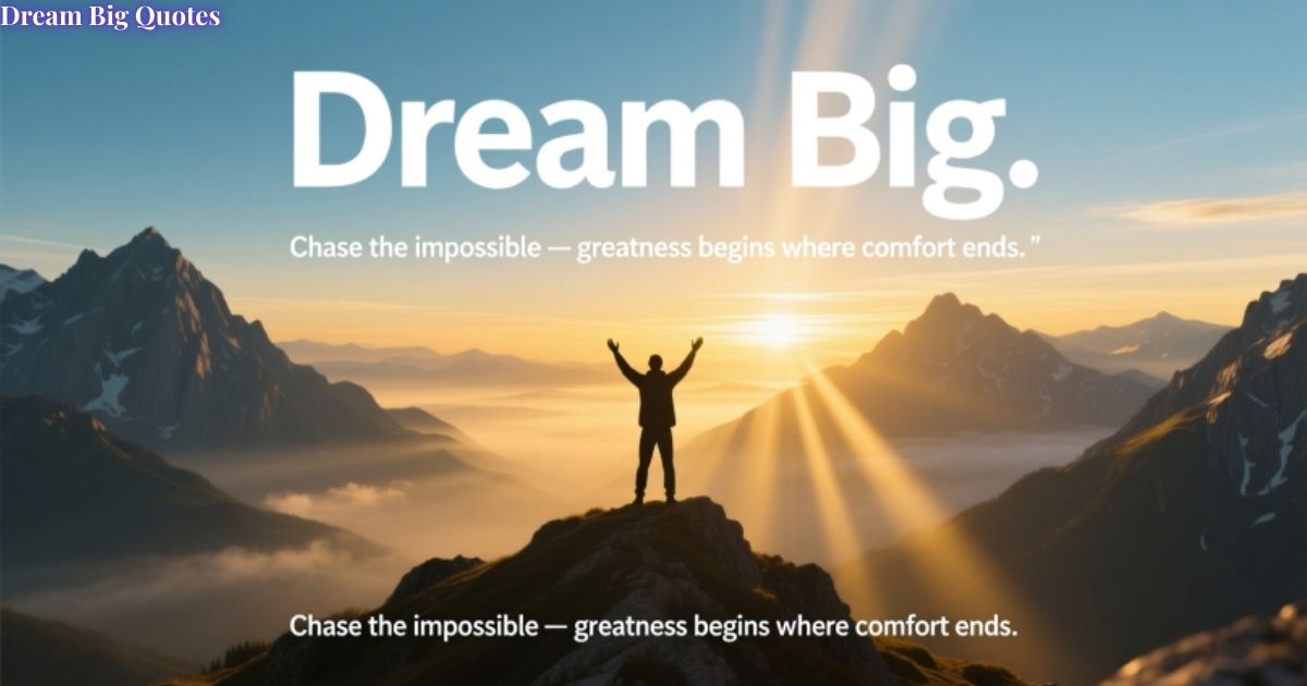 Dream Big Quotes
