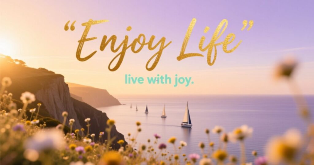 Enjoy Life Quotes For Instagram
