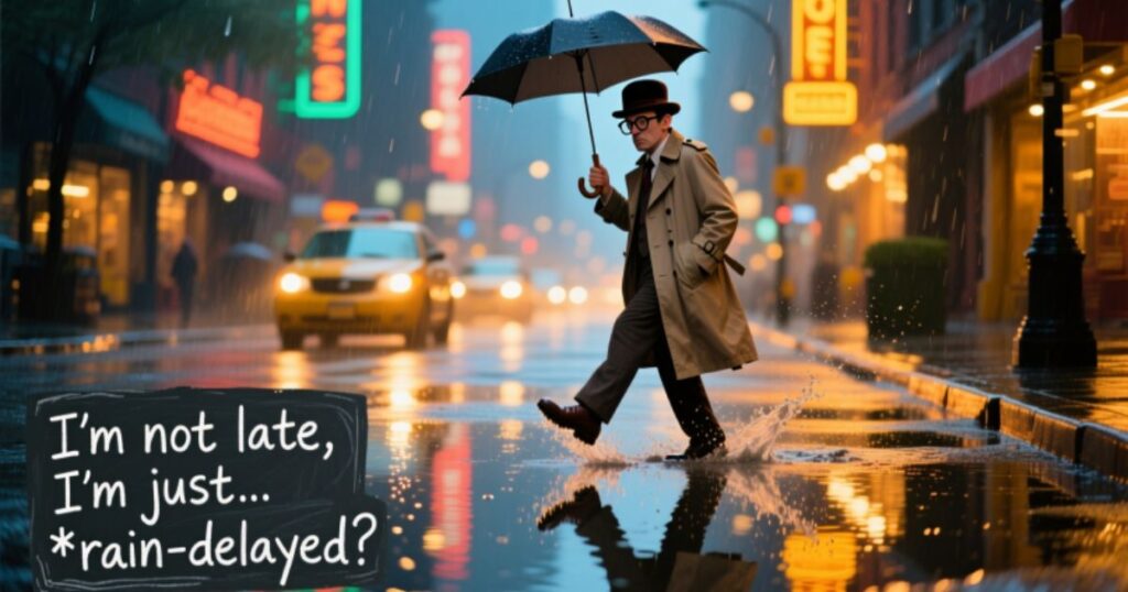 Funny and Witty Rain Captions