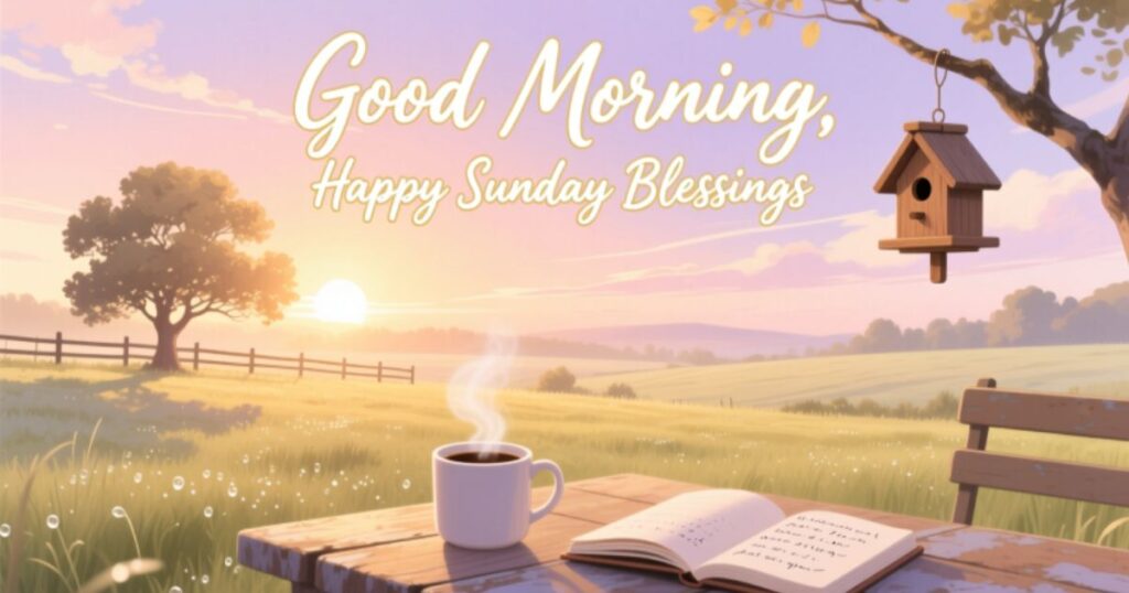 Good Morning Happy Sunday Blessings