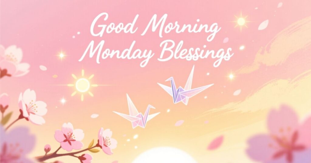 Good Morning Monday Blessings Gif