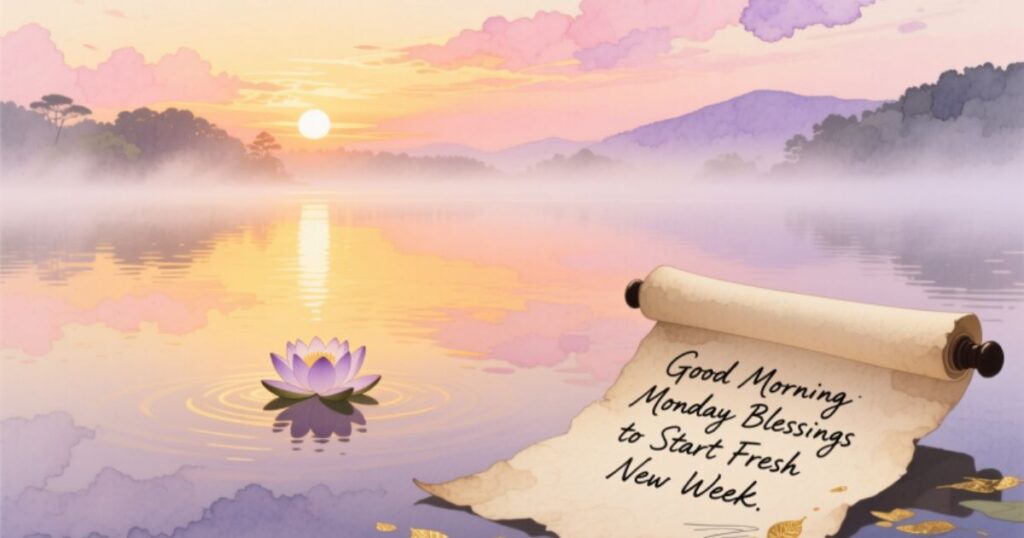 Good Morning Monday Blessings to Start Fresh New Week