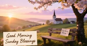 Good Morning Sunday Blessings