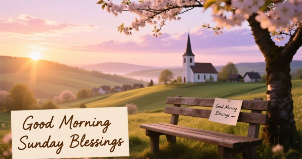 Good Morning Sunday Blessings