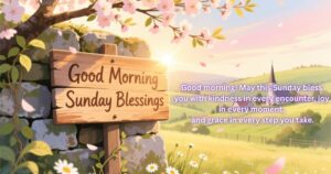 Good Morning Sunday Blessings