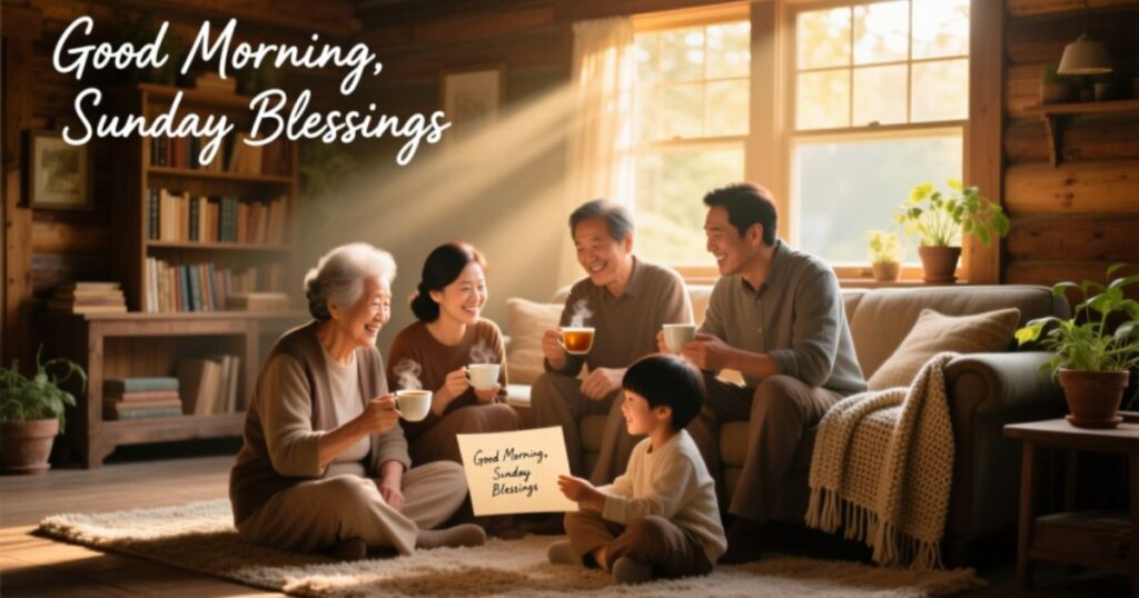 Good Morning Sunday Blessings Sharing and Sending with Family and Friends