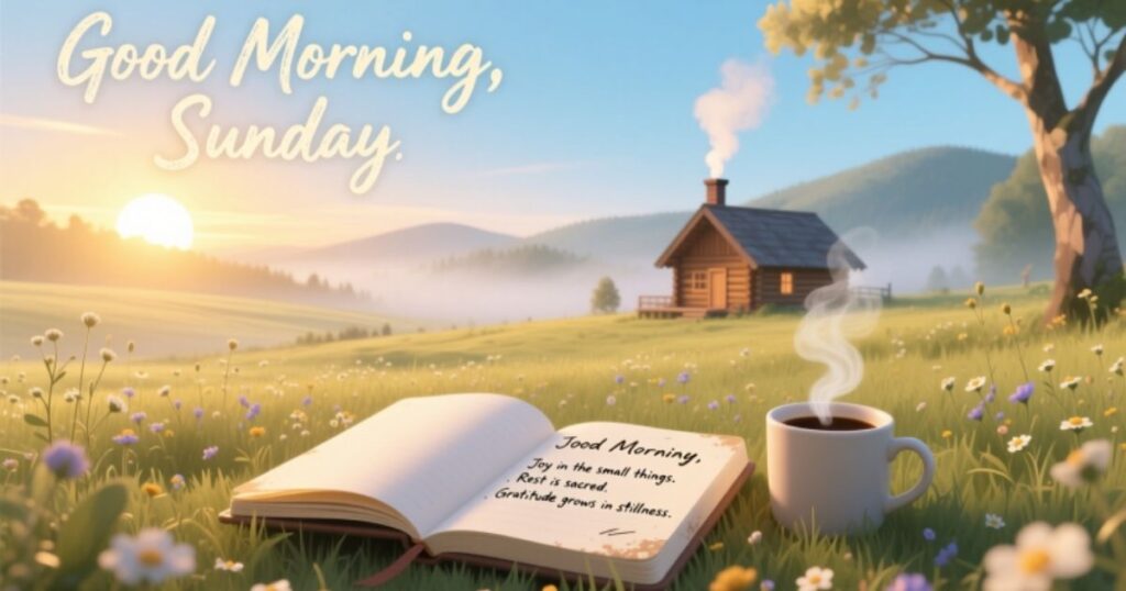 Good Morning Sunday Messages for Joy, Rest, and Gratitude