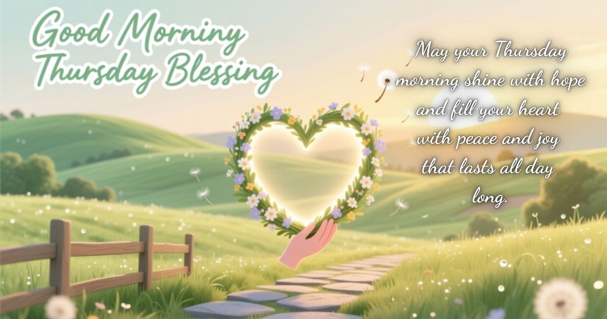 Good Morning Thursday Blessing