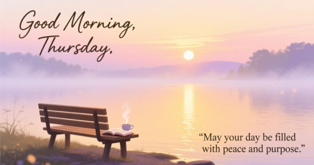 Good Morning Thursday Images with Blessings and Sayings